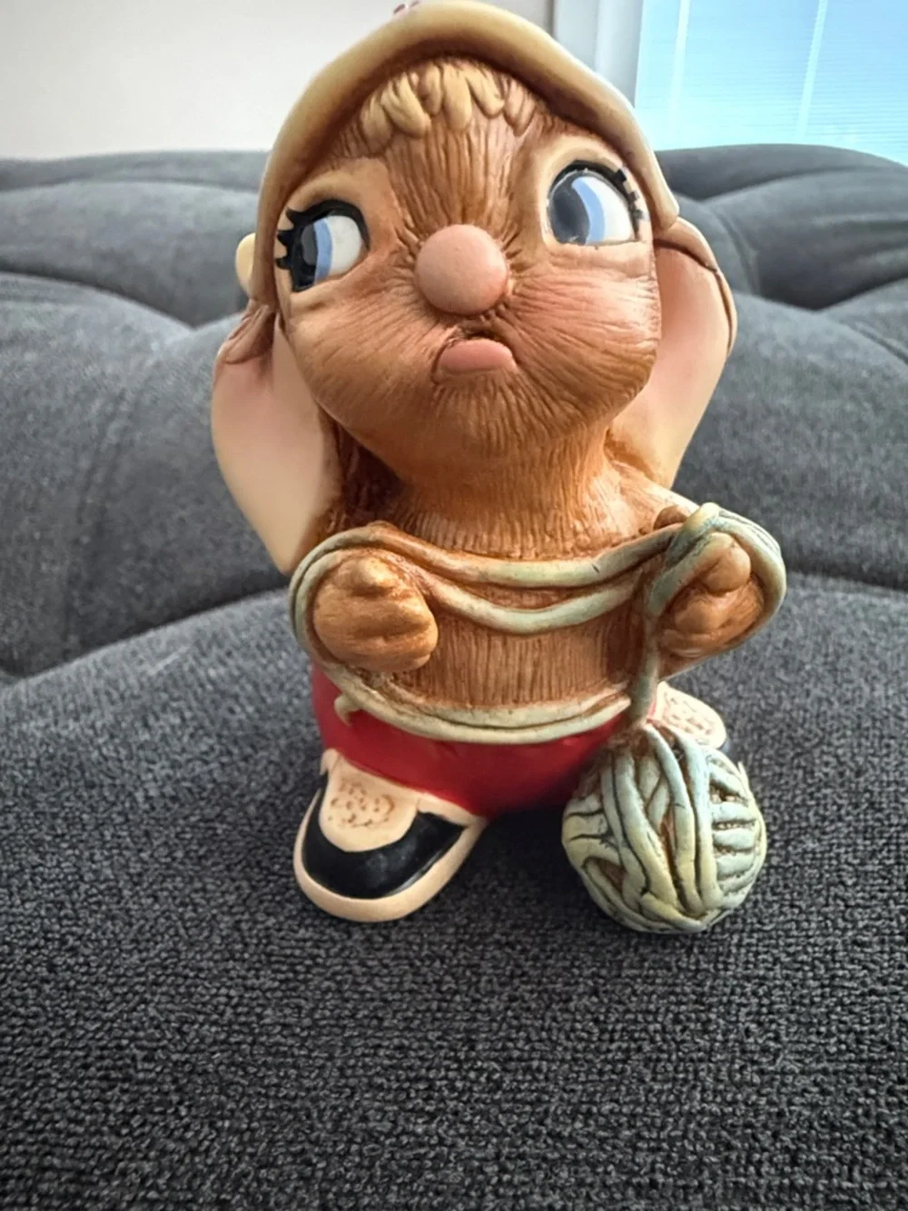 Little Hero Rabbit made by Pendelfin